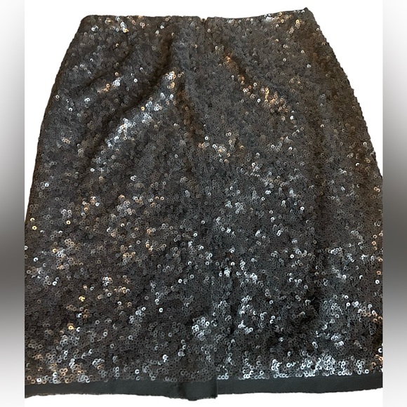 Talbots Black sequin Skirt_size 4_Women_Knee Length_Closet Staple for women - Picture 3 of 4